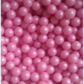 AI27979 Драже сахарное-перламутр. шарики розовые, 8 мм,  1 кг