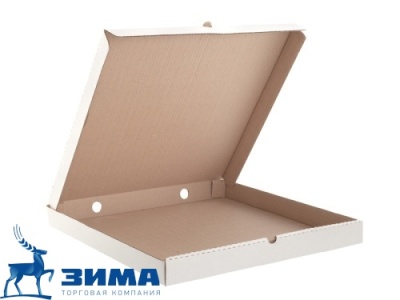 картинка Коробка пицца 400х400х40 белая  (50 шт) от Торговой Компании "Зима"