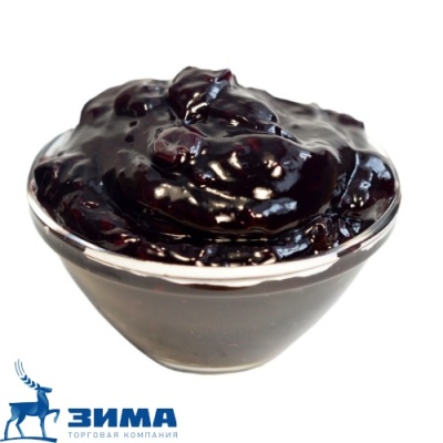 картинка Конфитюр деликатесный Черная смородина с кусочками Т (ведро 12,5 кг) от Торговой Компании "Зима"