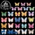 картинка Вафельные бабочки цветные двухсторонние, 180 шт, МИКС  tp59943 от Торговой Компании "Зима"