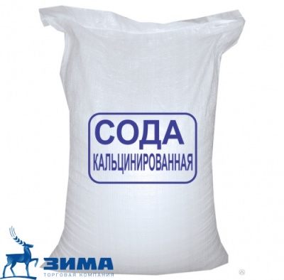картинка Сода кальцинированная (40 кг) БХК от Торговой Компании "Зима"