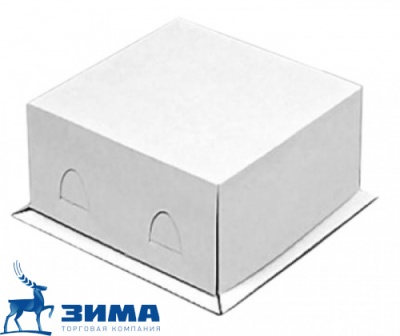 картинка Коробка тортовая 210х210 (без печати) (200 шт) от Торговой Компании "Зима"