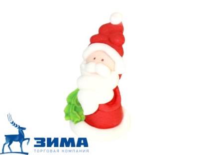 картинка Сахарная фигурка "Дед Мороз с елкой" (40 шт) 14008*R от Торговой Компании "Зима"