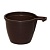 Чашка кофейная коричневая 200 мл (50х1) 1500 шт
