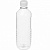 Бутылка прозр.с бел.крышкой 500 мл.ПЭТ d-28 мм (100 шт)