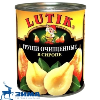 картинка ГРУШИ 3100 мл Lutik (упаковка 6 шт)  от Торговой Компании "Зима"