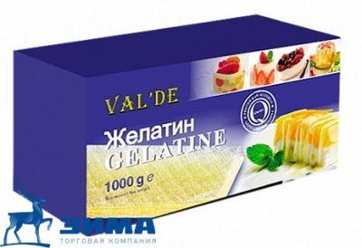картинка Желатин пищевой ЛИСТОВОЙ (уп. 1 кг) "VAL'DE" (Германия) от Торговой Компании "Зима"