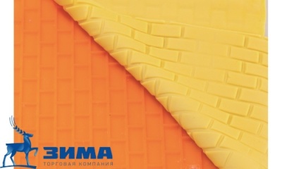 картинка Коврик рельефный, силикон (1 шт) Кирпич 40-W127 от Торговой Компании "Зима"