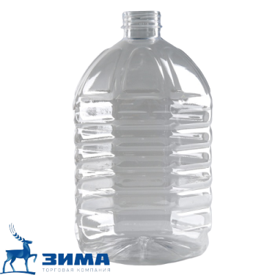 картинка Бутылка 5,0 л.ПЭТ(б/цветная)  (100 шт) от Торговой Компании "Зима"