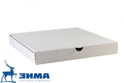 картинка Коробка пицца 340х340х40 белая  (50 шт) от Торговой Компании "Зима"