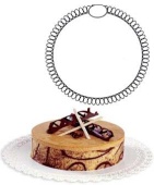 Поднос пластик. кругл. 35см ~ 52 шт (короб 10 кг) 36276
