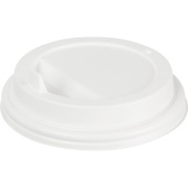 Крышка для стакана пластиковая с клапаном БЕЛАЯ (100шт10 уп)