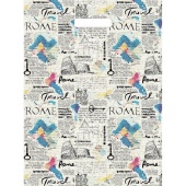 Пакет с выруб.ручкой 45х34-30 мкм ЭСКИЗТИКО 800 шт