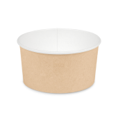 OSQ ROUND BOWL 1000 Контейнер КРАФТ d-150.h-77 без окна, без крышки (45штупак 270 шткор)