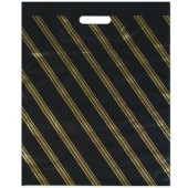 Пакет с выруб.ручкой 38х46-41 мкм Полоса  500 шт