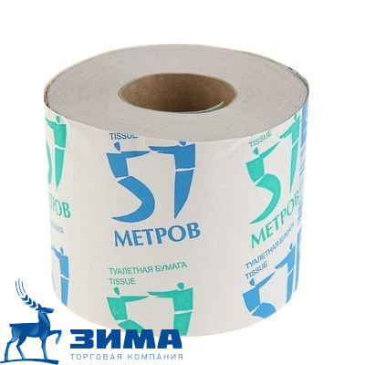 картинка Туалетная бумага "Снежок" 57 метров с вт.(упаковка 24 шт) от Торговой Компании "Зима"