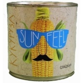 Кукуруза сладкая 425 мл SUNFEEL (упаковка 12 шт) 154300597