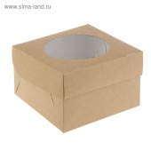 Упаковка для маффинов Б4  с крышкой (1000 шт)