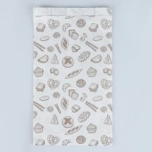 Пакет бумажный 325х200х65х110 БЕЛЫЙ (1000 шт) печать ХЛЕБ Пакет бумажный 325х200х65х110 БЕЛЫЙ (1000 шт) печать ХЛЕБ