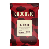 Шоколад Chocovic БЕНИТО Белая шоколадная масса (аналог Sicao Белая) (уп 1 кг *10 шт) CHW-U25CHVC-69C