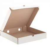 Коробка пицца 250х250х40 белая (50 шт) ДНО+КРЫШКА