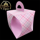 43087 Коробка для кулича d 90 мм КЛЕТКА ( 200 шт )