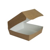 Коробка для ГАМБУРГЕРА  крафт 120х120х70 (200 шт)