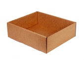 Гофролоток 1027 (200х190х45) бурый (упаковка 100 шт)