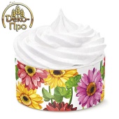 ip8316 Лента бордюрная h55мм цветная Герберы 500 м