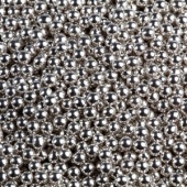 33010. Шарики сахар.серебряные 3 мм (пакет 1 кг)