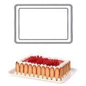 36272. Поднос пластик. прямоуг.66х46см ~ 17 шт (короб.20 кг)