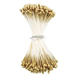 Тычинки средние круглые-золотые 1376 G