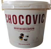 Шоколад Chocovic PAULA Темная кондитерская масса (ведро 5 кг) FND-T20CHVC-T60