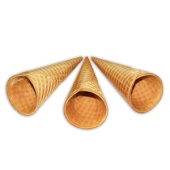 88184. Вафельный рожок 160 ровный край (короб 345 шт.)