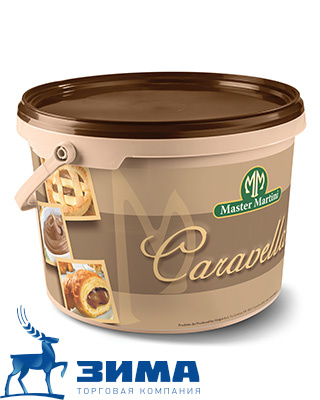 картинка Крем шоколадно-ореховый CARAVELLA GRAN HAZELNUT (ведро 5 кг) от Торговой Компании "Зима"
