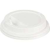 Крышка для стакана пластиковая с клапаном БЕЛАЯ (100шт10 уп)