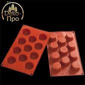 1303 Форма силиконовая МАФФИН 11 фигур d51xh28 1303 Форма силиконовая МАФФИН 11 фигур d51xh28