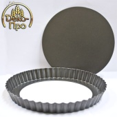 40944 Форма рифленая (съемное дно) 200хh28 (тефлон) 40944 Форма рифленая (съемное дно) 200хh28 (тефлон)