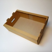 Гофролоток 138 (370х240х87) Т-23 бурый (50 шт упк)