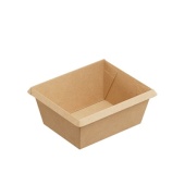 1ЕА контейнер 250 мл One Click Botton крафт(1 уп50шт) короб 900шт