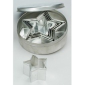 STP65. Форма-резак металл ЗВЕЗДА (6 шт)