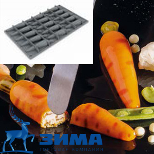 картинка Коврик силиконовый ГУРМАН морковь (короб 1 шт.) GG046 от Торговой Компании "Зима"