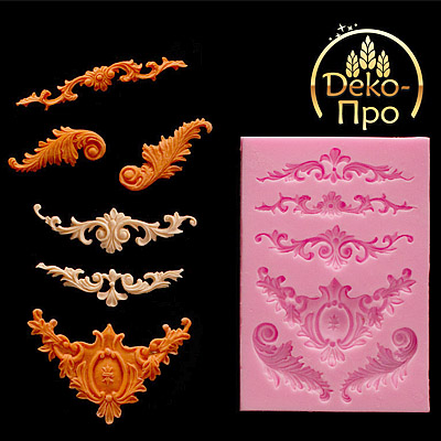 МОЛД силиконовый БАРЕЛЬЕФЫ (5 видов)  34737 от Торговой Компании "Зима" картинка МОЛД силиконовый БАРЕЛЬЕФЫ (5 видов)  34737 от Торговой Компании "Зима"