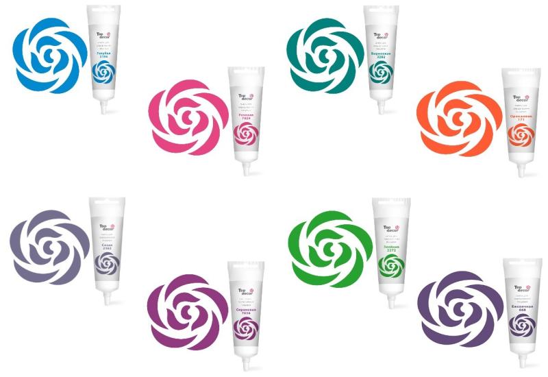 Гелевые красители - профессиональный подход к окрашиванию десертов