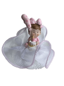 Фигурка на рождение ребёнка ДЕВОЧКА 26182*В