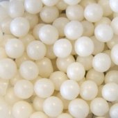 Шарики сахар.белые перламутр 6 мм 0,5 кг 33031