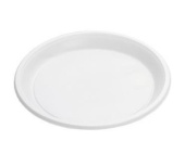 Тарелка d-205 мм белая (100х1) 1800 шткор