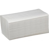 Полотенца бумажные листовые  белые 1-сл. (20 уп=200 лист)