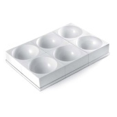 ZUC180. Форма ТОРТАФЛЕКС ПОЛУСФЕРА 180 поднос+6 форм ZUC180. Форма ТОРТАФЛЕКС ПОЛУСФЕРА 180 поднос+6 форм