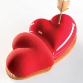 KE049. Форма силик.объемная 3D ВЛЮБЛЕННЫЕ (пакет 1 шт)